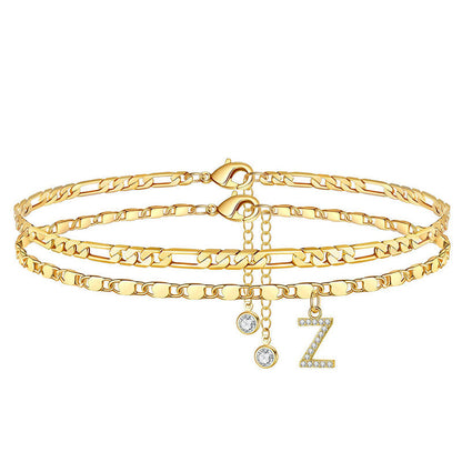 💎 Schmuck-Special: 1+1 gratis! ✨ Personalisierte Eleganz – Filigrane Gold-Fußkette für Ihren Sommer.