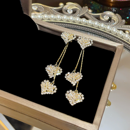 💎 Schmuck-Special: 1+1 gratis! ✨ -Ohrringe mit langer Kette – romantisch & zeitlos❤️✨