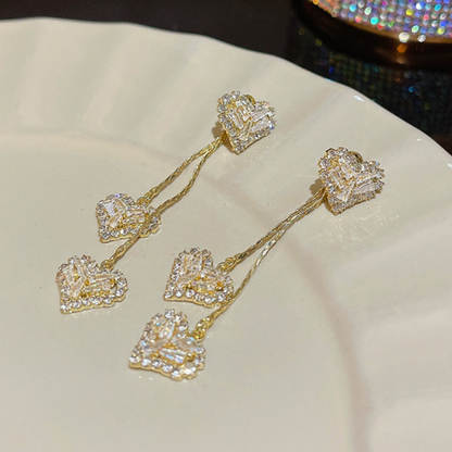 💎 Schmuck-Special: 1+1 gratis! ✨ -Ohrringe mit langer Kette – romantisch & zeitlos❤️✨
