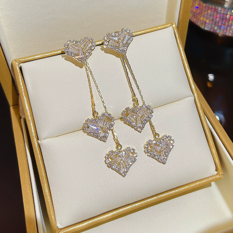 💎 Schmuck-Special: 1+1 gratis! ✨ -Ohrringe mit langer Kette – romantisch & zeitlos❤️✨