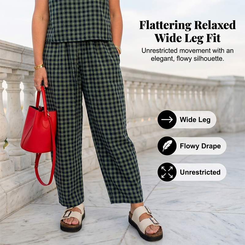 ⏰ 2026 NEUHEIT – 49% RABATT! 🔥🌞 Lässiger Sommer-Look im 2-Teile-Set – Ärmellos + Weite Hose – bequem & elegant 🧥👖 – perfekt für Büro, Reisen & Freizeit ✨