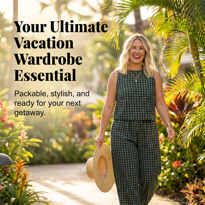 ⏰ 2026 NEUHEIT – 49% RABATT! 🔥🌞 Lässiger Sommer-Look im 2-Teile-Set – Ärmellos + Weite Hose – bequem & elegant 🧥👖 – perfekt für Büro, Reisen & Freizeit ✨