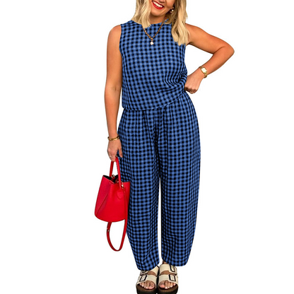⏰ 2026 NEUHEIT – 49% RABATT! 🔥🌞 Lässiger Sommer-Look im 2-Teile-Set – Ärmellos + Weite Hose – bequem & elegant 🧥👖 – perfekt für Büro, Reisen & Freizeit ✨