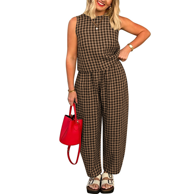 ⏰ 2026 NEUHEIT – 49% RABATT! 🔥🌞 Lässiger Sommer-Look im 2-Teile-Set – Ärmellos + Weite Hose – bequem & elegant 🧥👖 – perfekt für Büro, Reisen & Freizeit ✨