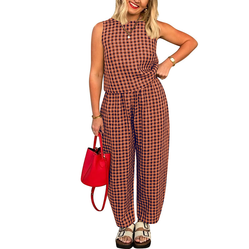 ⏰ 2026 NEUHEIT – 49% RABATT! 🔥🌞 Lässiger Sommer-Look im 2-Teile-Set – Ärmellos + Weite Hose – bequem & elegant 🧥👖 – perfekt für Büro, Reisen & Freizeit ✨