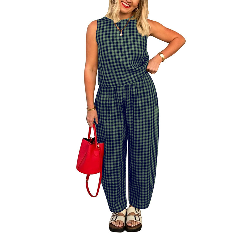 ⏰ 2026 NEUHEIT – 49% RABATT! 🔥🌞 Lässiger Sommer-Look im 2-Teile-Set – Ärmellos + Weite Hose – bequem & elegant 🧥👖 – perfekt für Büro, Reisen & Freizeit ✨