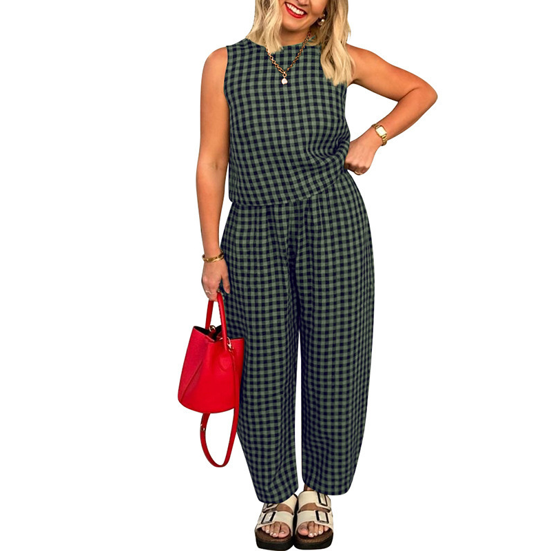 ⏰ 2026 NEUHEIT – 49% RABATT! 🔥🌞 Lässiger Sommer-Look im 2-Teile-Set – Ärmellos + Weite Hose – bequem & elegant 🧥👖 – perfekt für Büro, Reisen & Freizeit ✨