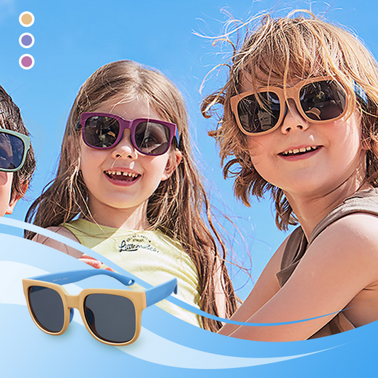 🔥 Nur noch wenige da! 50% Rabatt – UV400 polarisierte Kindersonnenbrille, faltbar & bruchfest ☀️