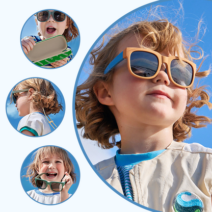 🔥 Nur noch wenige da! 50% Rabatt – UV400 polarisierte Kindersonnenbrille, faltbar & bruchfest ☀️