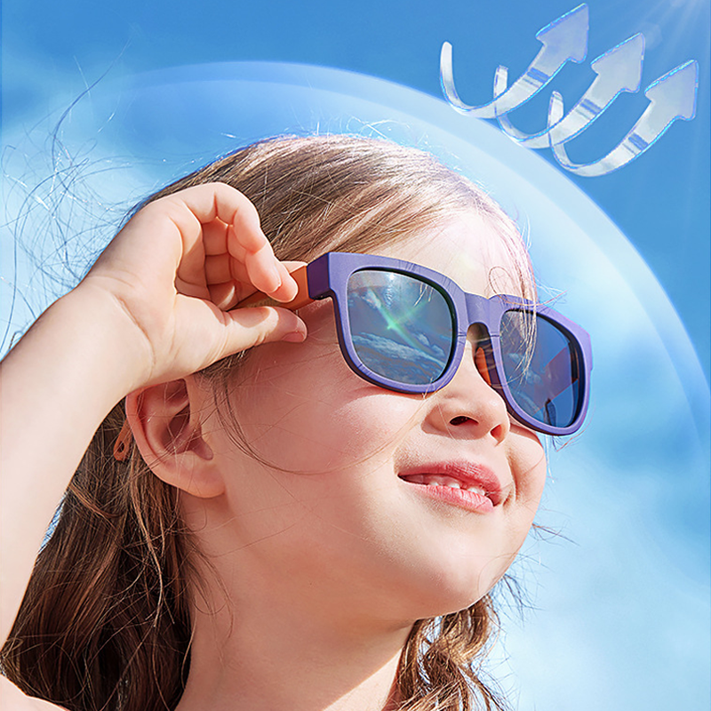 🔥 Nur noch wenige da! 50% Rabatt – UV400 polarisierte Kindersonnenbrille, faltbar & bruchfest ☀️