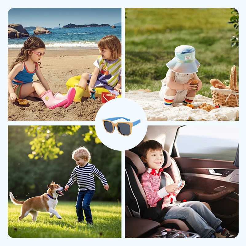 🔥 Nur noch wenige da! 50% Rabatt – UV400 polarisierte Kindersonnenbrille, faltbar & bruchfest ☀️