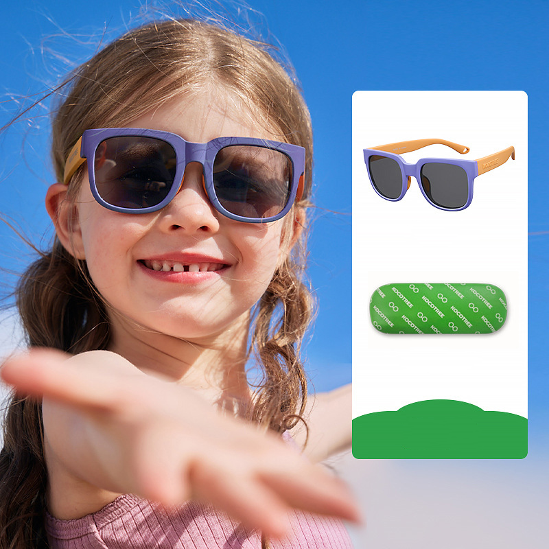 🔥 Nur noch wenige da! 50% Rabatt – UV400 polarisierte Kindersonnenbrille, faltbar & bruchfest ☀️