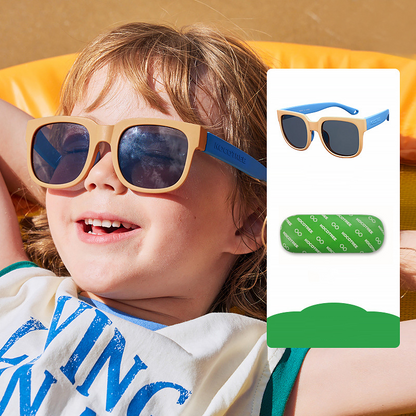 🔥 Nur noch wenige da! 50% Rabatt – UV400 polarisierte Kindersonnenbrille, faltbar & bruchfest ☀️