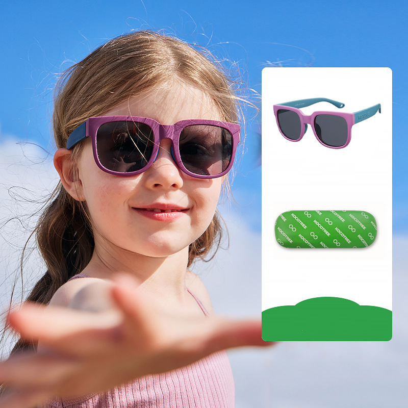 🔥 Nur noch wenige da! 50% Rabatt – UV400 polarisierte Kindersonnenbrille, faltbar & bruchfest ☀️