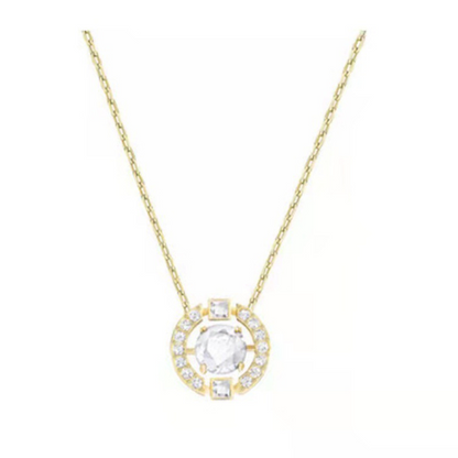 ⏰ 50 % Rabatt! Vielseitige Kristallkette mit Stil – schweißresistent vergoldet, elegant & alltagstauglich 💫👌