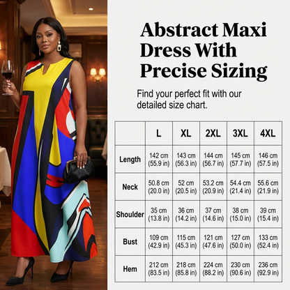 🎨 55% Rabatt! Künstlerisch bedrucktes, lockeres Sommer-Maxikleid – figurfreundlich + einzigartig im Stil + mühelos elegant 💃✨