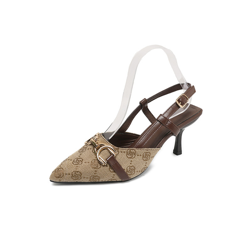 ⏰ 53% Rabatt! Retro-High Heels mit Pferdegebiss – spitz, bedruckt, Stiletto – für einen Hauch französischer Eleganz 💫👠
