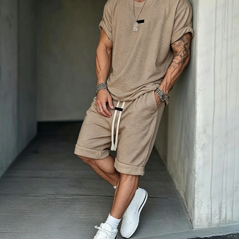 🔥Solange der Vorrat reicht 52 % Rabatt!🎉Herren Freizeit-Set – T-Shirt & Shorts – lässig & bequem👕🩳