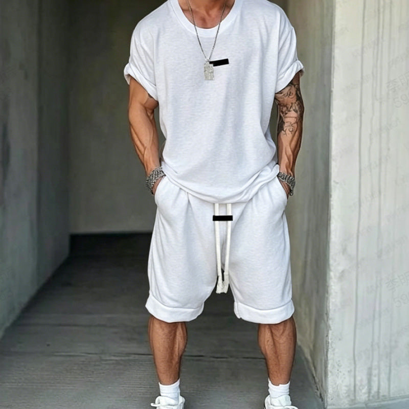 🔥Solange der Vorrat reicht 52 % Rabatt!🎉Herren Freizeit-Set – T-Shirt & Shorts – lässig & bequem👕🩳