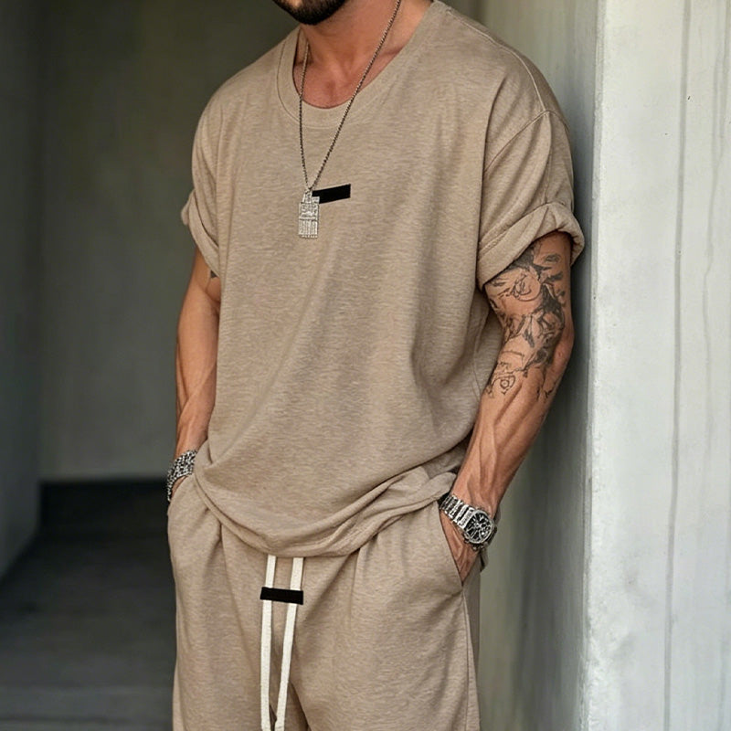 🔥Solange der Vorrat reicht 52 % Rabatt!🎉Herren Freizeit-Set – T-Shirt & Shorts – lässig & bequem👕🩳