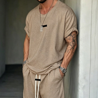 🔥Solange der Vorrat reicht 52 % Rabatt!🎉Herren Freizeit-Set – T-Shirt & Shorts – lässig & bequem👕🩳
