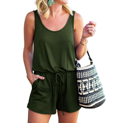 🔥 42% Rabatt!✨Ärmellose Cordhose – Kordelzug, Seitentaschen, atmungsaktiv ☀️