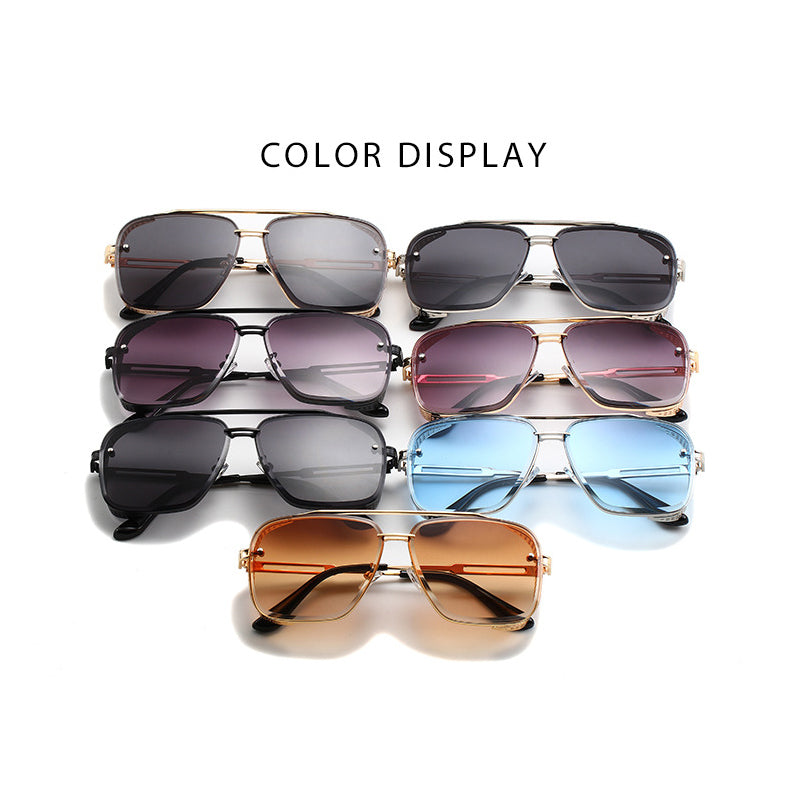 📢📢 50 % RABATT !! ⏰Steampunk-Sonnenbrille mit eckigem Rahmen