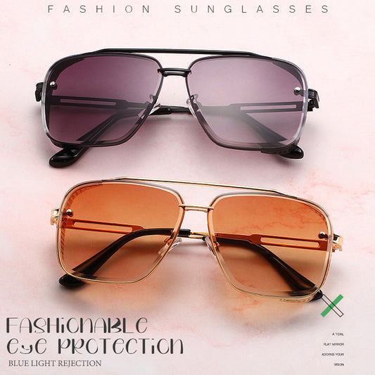 📢📢 50 % RABATT !! ⏰Steampunk-Sonnenbrille mit eckigem Rahmen