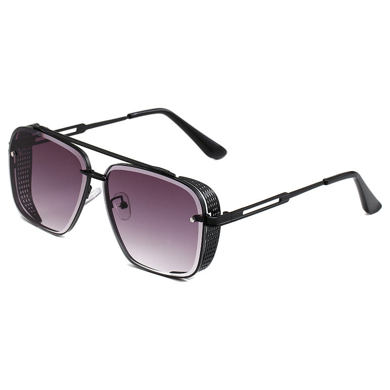 📢📢 50 % RABATT !! ⏰Steampunk-Sonnenbrille mit eckigem Rahmen