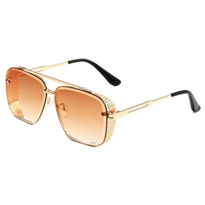📢📢 50 % RABATT !! ⏰Steampunk-Sonnenbrille mit eckigem Rahmen