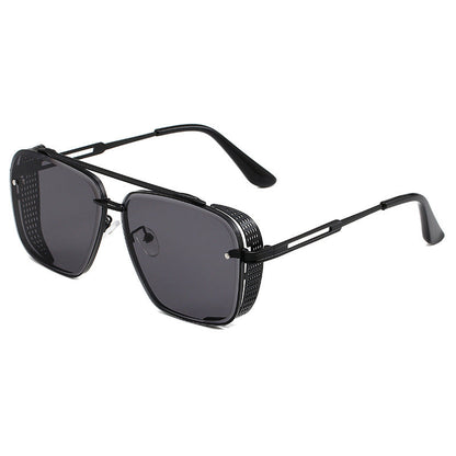 📢📢 50 % RABATT !! ⏰Steampunk-Sonnenbrille mit eckigem Rahmen