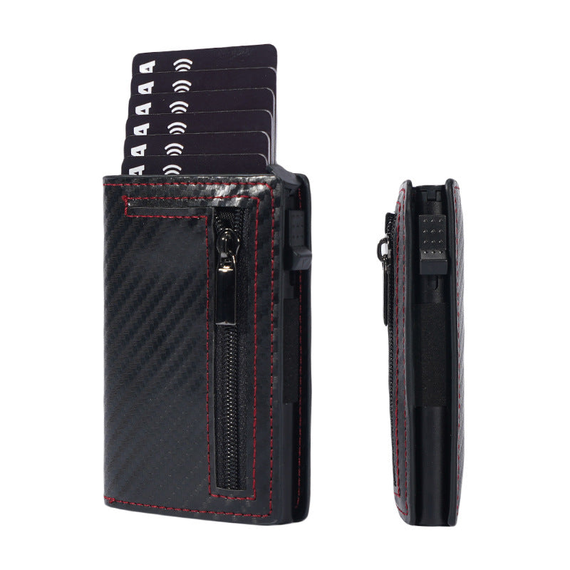 ⏳ 50% Rabatt! 💳 RFID-Blocker Smart Wallet – Kartenwurf mit 1 Klick + Münzfach, ultradünnes Design