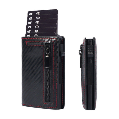 ⏳ 50% Rabatt! 💳 RFID-Blocker Smart Wallet – Kartenwurf mit 1 Klick + Münzfach, ultradünnes Design