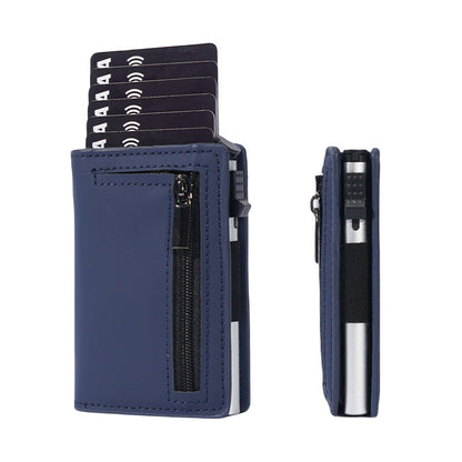 ⏳ 50% Rabatt! 💳 RFID-Blocker Smart Wallet – Kartenwurf mit 1 Klick + Münzfach, ultradünnes Design
