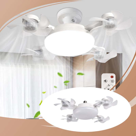 🔥 50% Rabatt! Deckenventilator mit einklappbaren Flügeln – mit Licht & Fernbedienung, eine Lösung für Beleuchtung & Belüftung 💡🌀