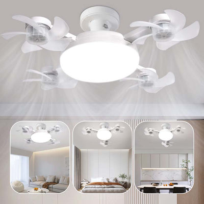 🔥 50% Rabatt! Deckenventilator mit einklappbaren Flügeln – mit Licht & Fernbedienung, eine Lösung für Beleuchtung & Belüftung 💡🌀