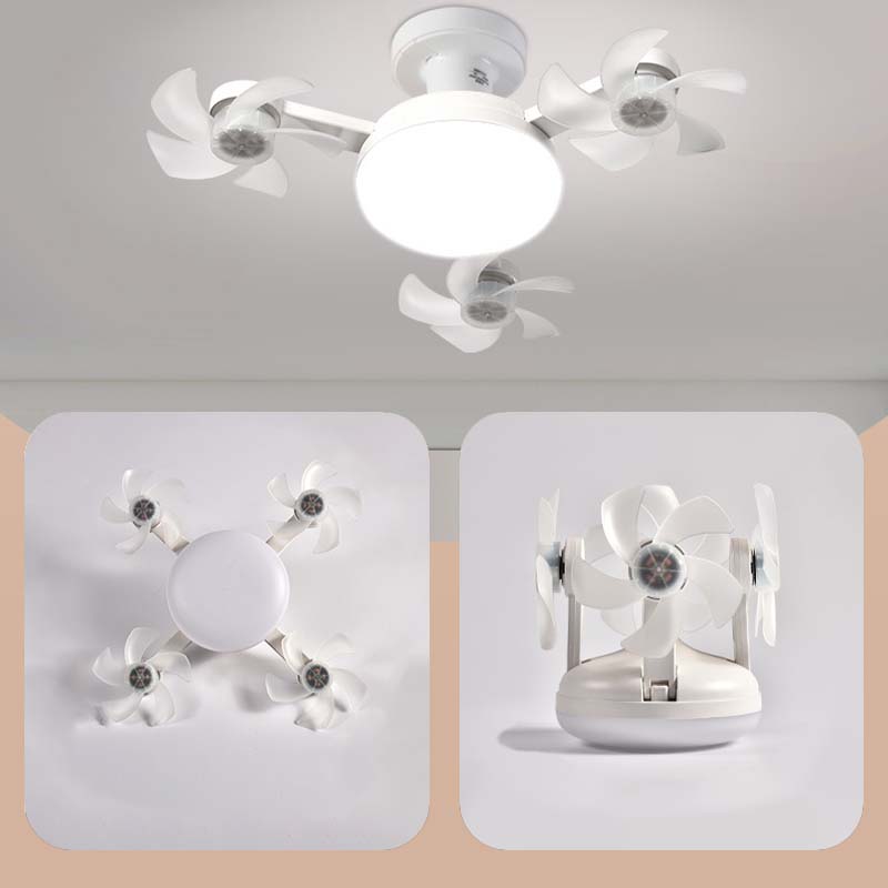 🔥 50% Rabatt! Deckenventilator mit einklappbaren Flügeln – mit Licht & Fernbedienung, eine Lösung für Beleuchtung & Belüftung 💡🌀