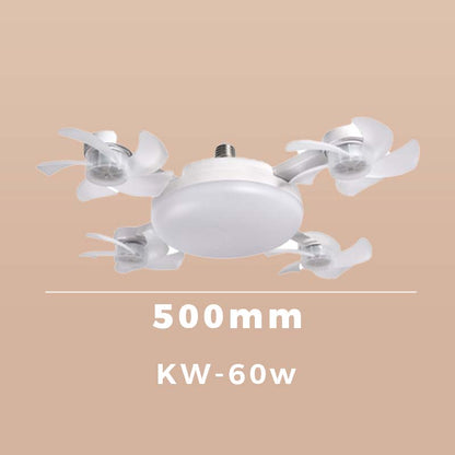 🔥 50% Rabatt! Deckenventilator mit einklappbaren Flügeln – mit Licht & Fernbedienung, eine Lösung für Beleuchtung & Belüftung 💡🌀