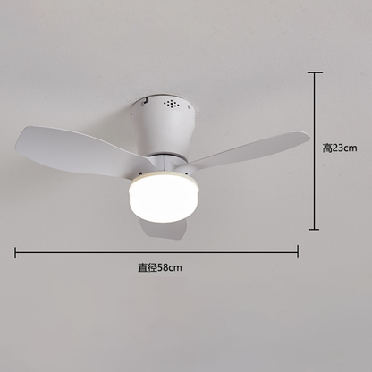 🔥 50% Rabatt! Deckenventilator mit einklappbaren Flügeln – mit Licht & Fernbedienung, eine Lösung für Beleuchtung & Belüftung 💡🌀