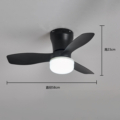 🔥 50% Rabatt! Deckenventilator mit einklappbaren Flügeln – mit Licht & Fernbedienung, eine Lösung für Beleuchtung & Belüftung 💡🌀