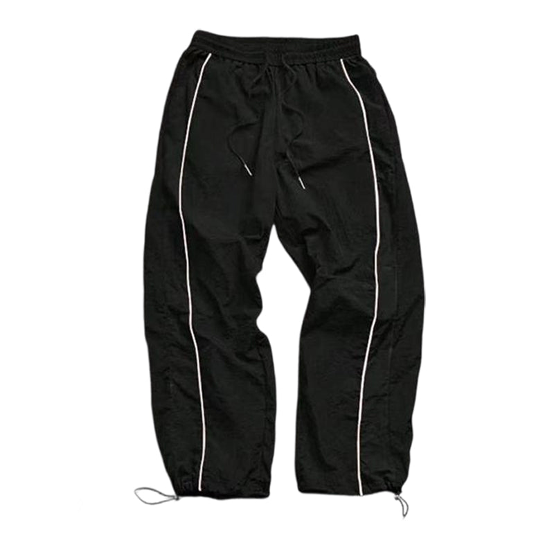 👖 JETZT 50% RABATT! 🔥 Retro-Hosen mit breitem Bein und Seitenstreifen – hochtailliert, bequeme Passform und perfekt für einen vintage Streetwear-Look ✨