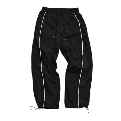👖 JETZT 50% RABATT! 🔥 Retro-Hosen mit breitem Bein und Seitenstreifen – hochtailliert, bequeme Passform und perfekt für einen vintage Streetwear-Look ✨