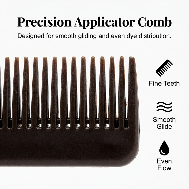 Plant-Extract Gentle Hair Dye for Gray Coverage